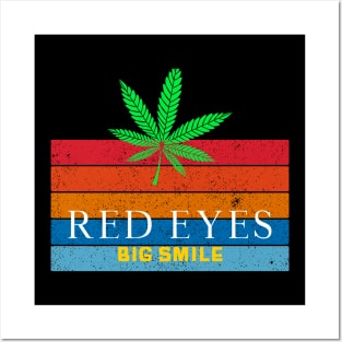 Red Eyes, Big Smile (color) Posters and Art